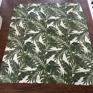 ⭐️$5 when bundled⭐️ Tropical Leaf / Monstera Print Fabric approx 50x50